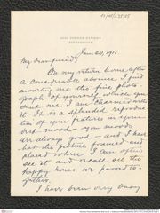 Nachlass Franz Steindachner, Brief von W. J. Holland an Franz Steindachner (20.01.1911), Inv.Nr. 235.05, Seite 1